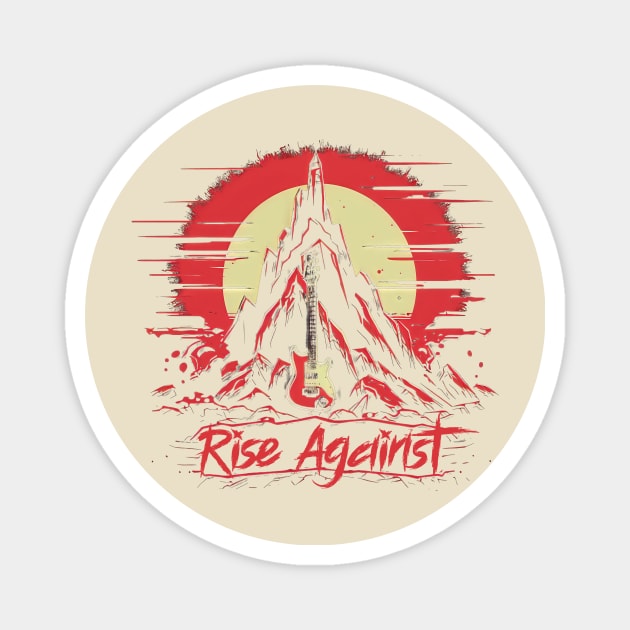 Rise Against Mountain Magnet by PASAR.TEMPEL